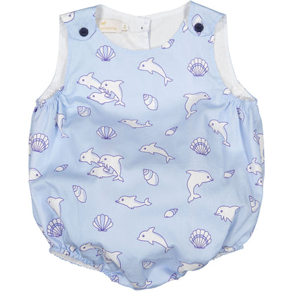 Dolphins & Shells Boy Romper