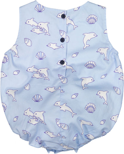 Dolphins & Shells Boy Romper