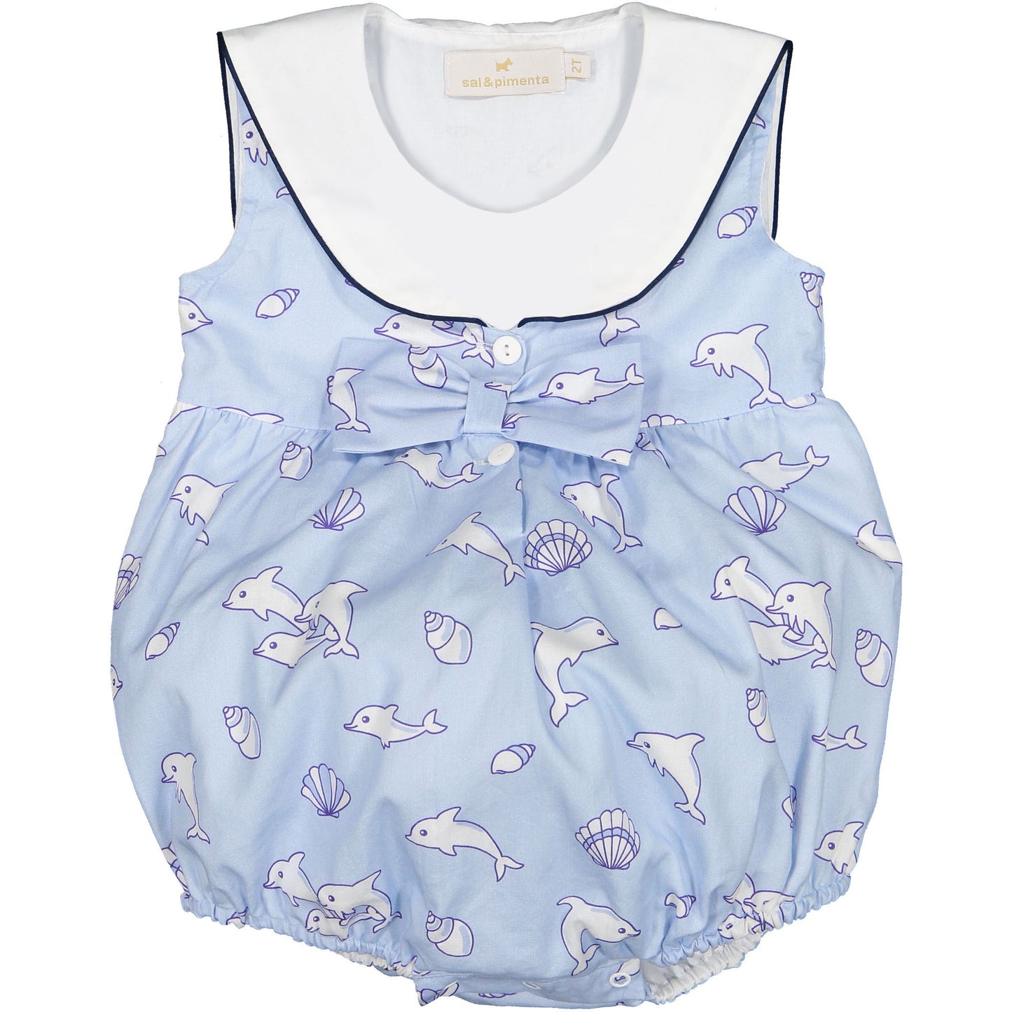 Dolphins & Shells Romper