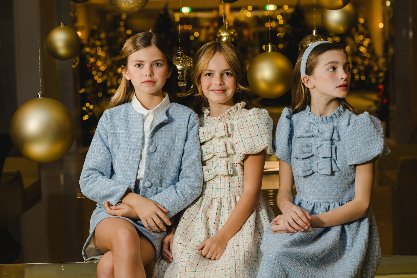 Blue Christmas Tweed Jacket