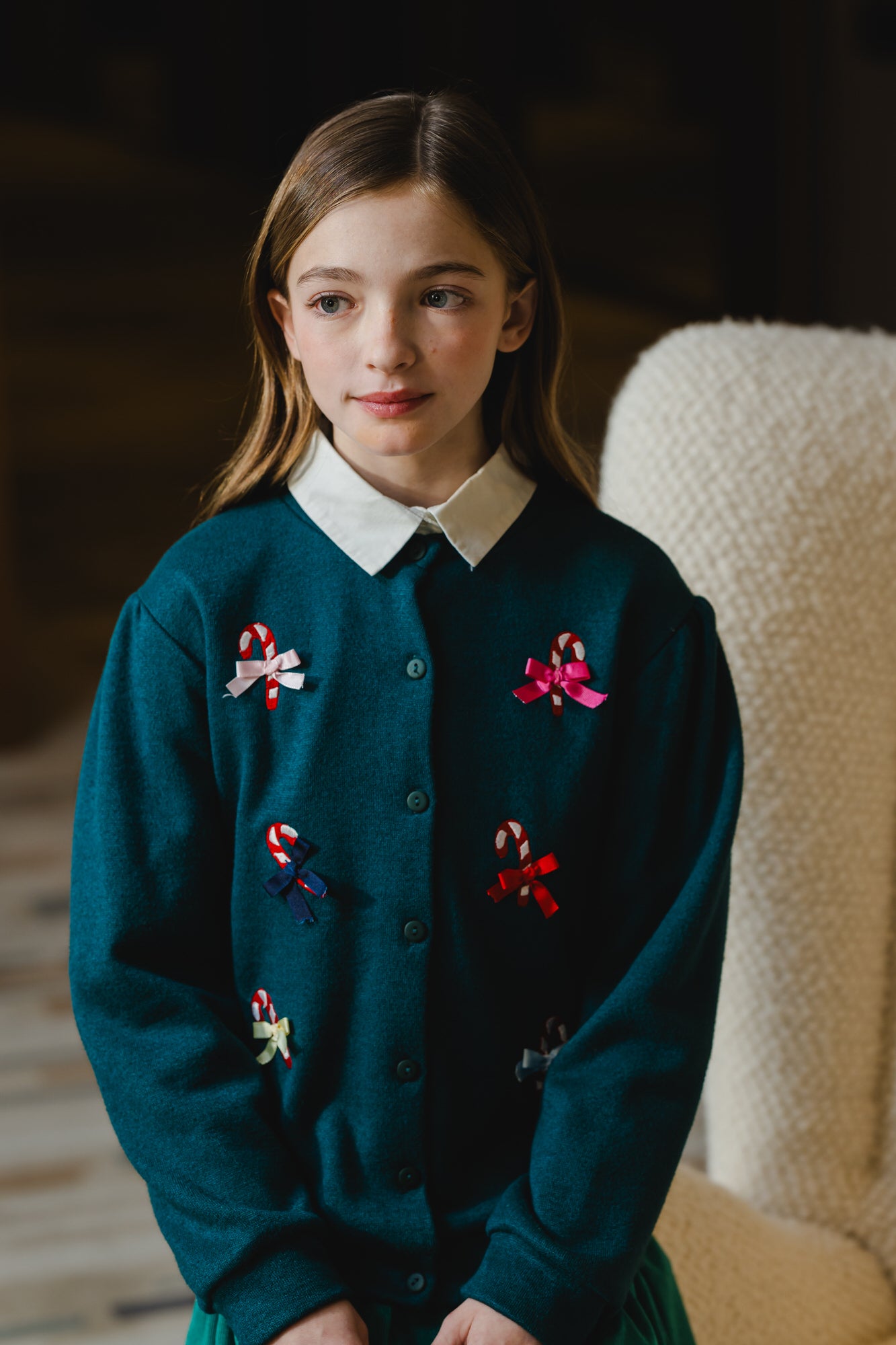 Maryland Candy Cane Cardigan