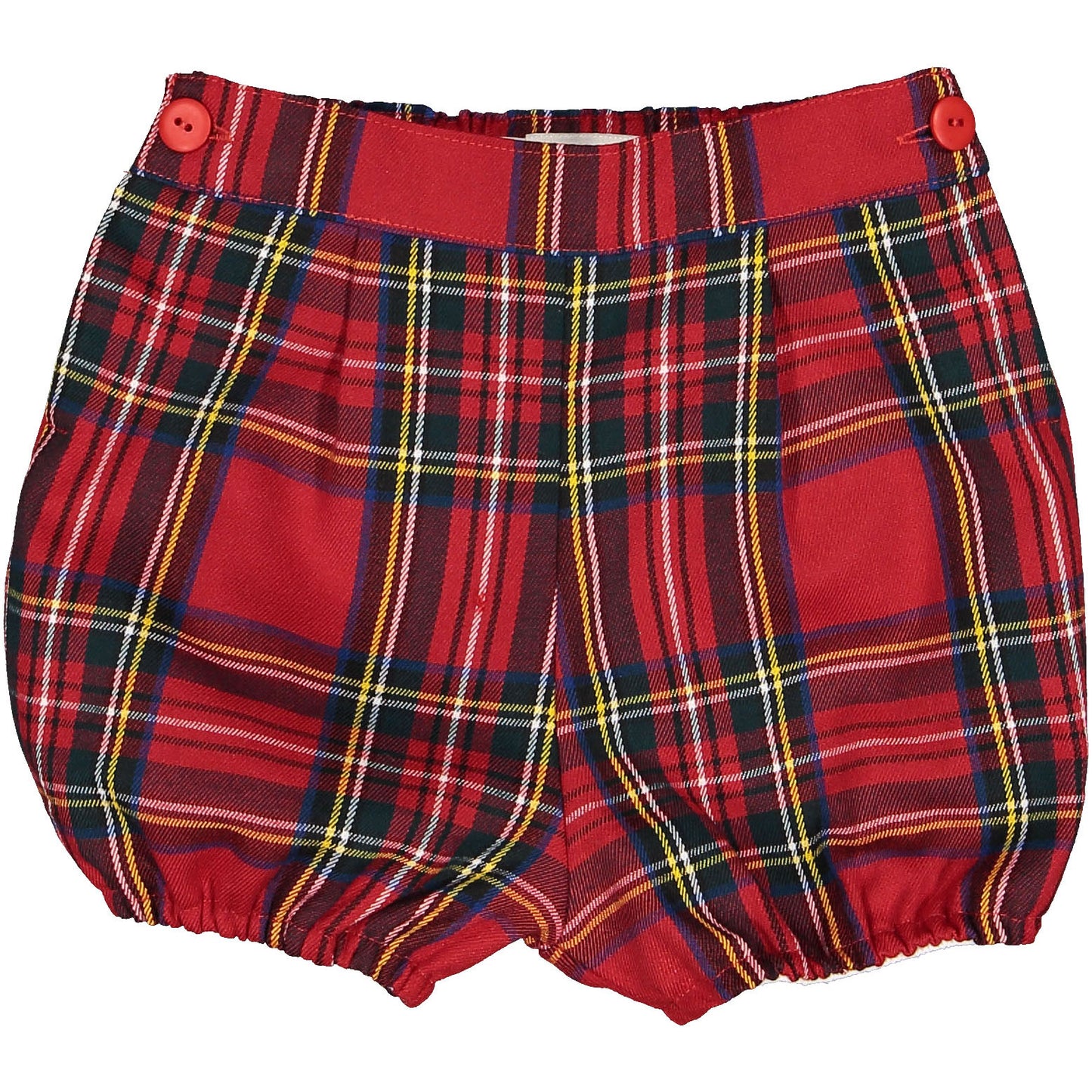 Red Tartan Baby Boy Shorts
