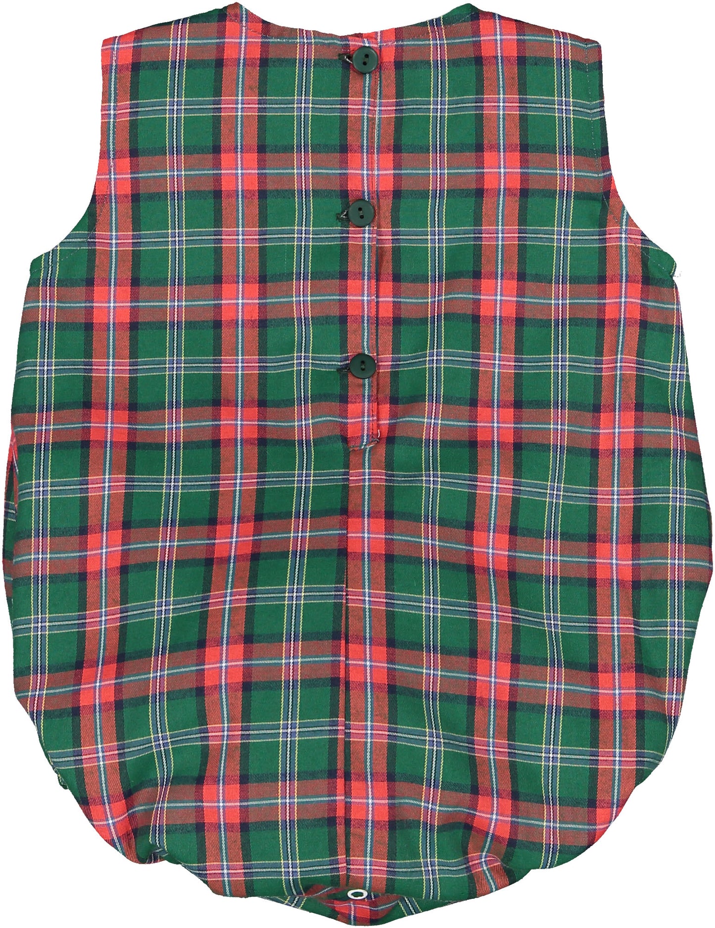 Green Tartan Romper