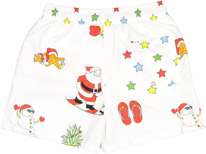 Santa on Holiday Trunks