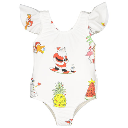 Santa on Holiday Swimsuit