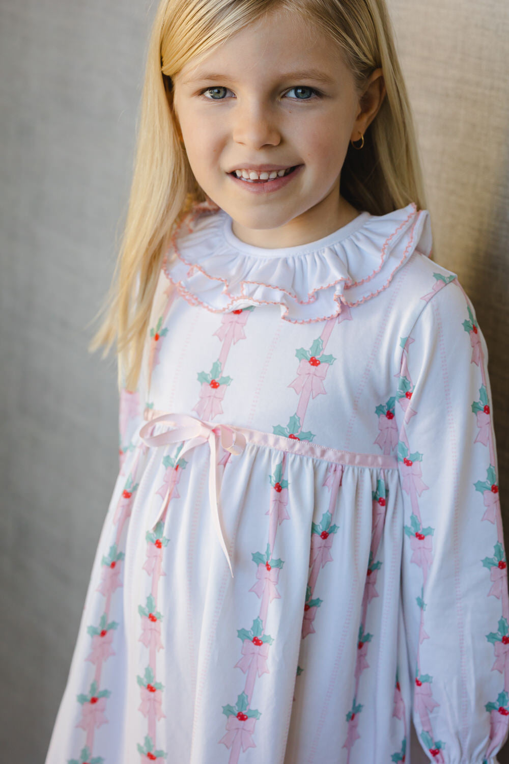 Pink Mistletoe Nightgown
