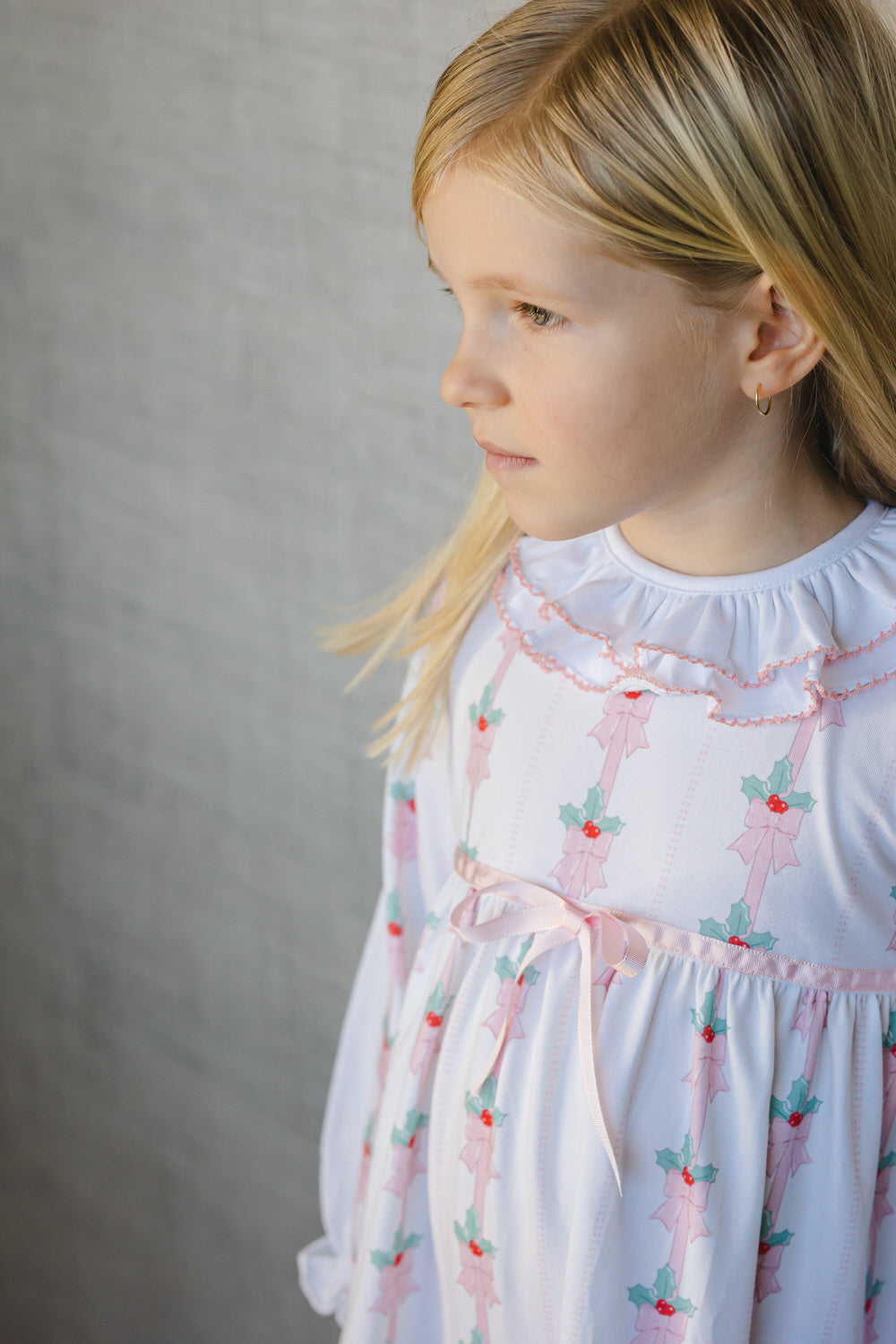 Pink Mistletoe Nightgown
