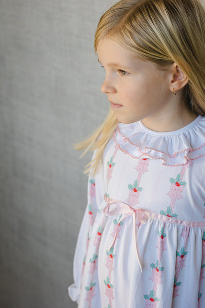 Pink Mistletoe Nightgown