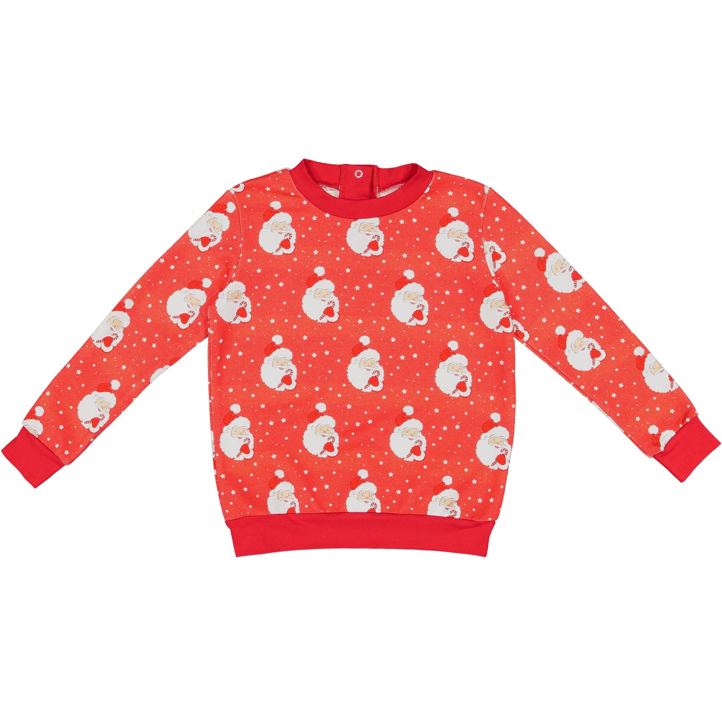 Red Santa Glows Boy Sweatshirt