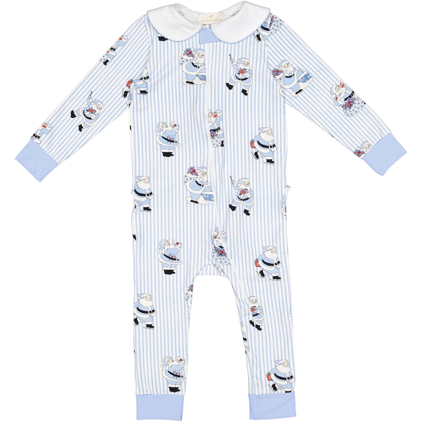 Santa Blues Baby Girl Pajama