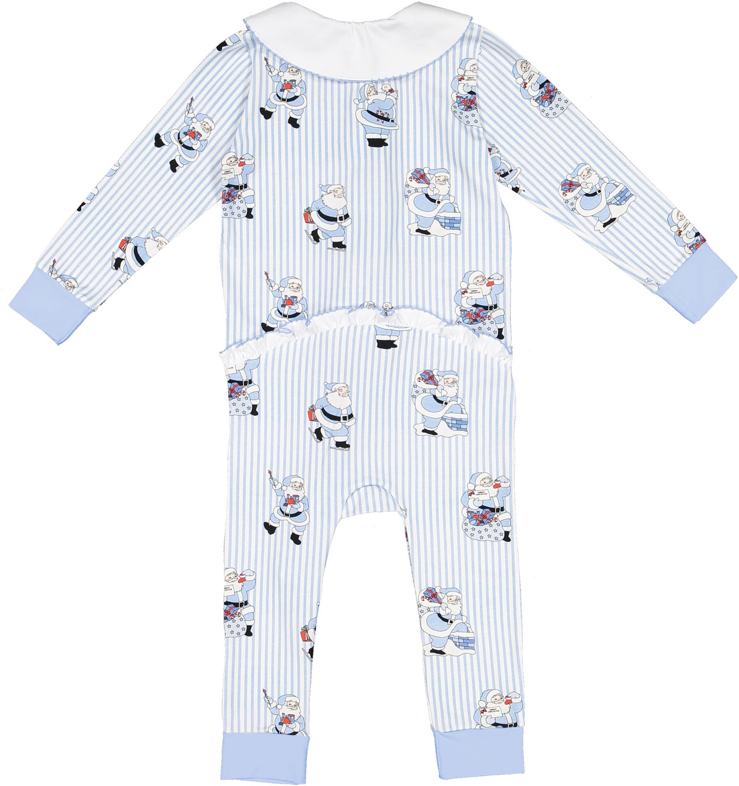 Santa Blues Baby Girl Pajama