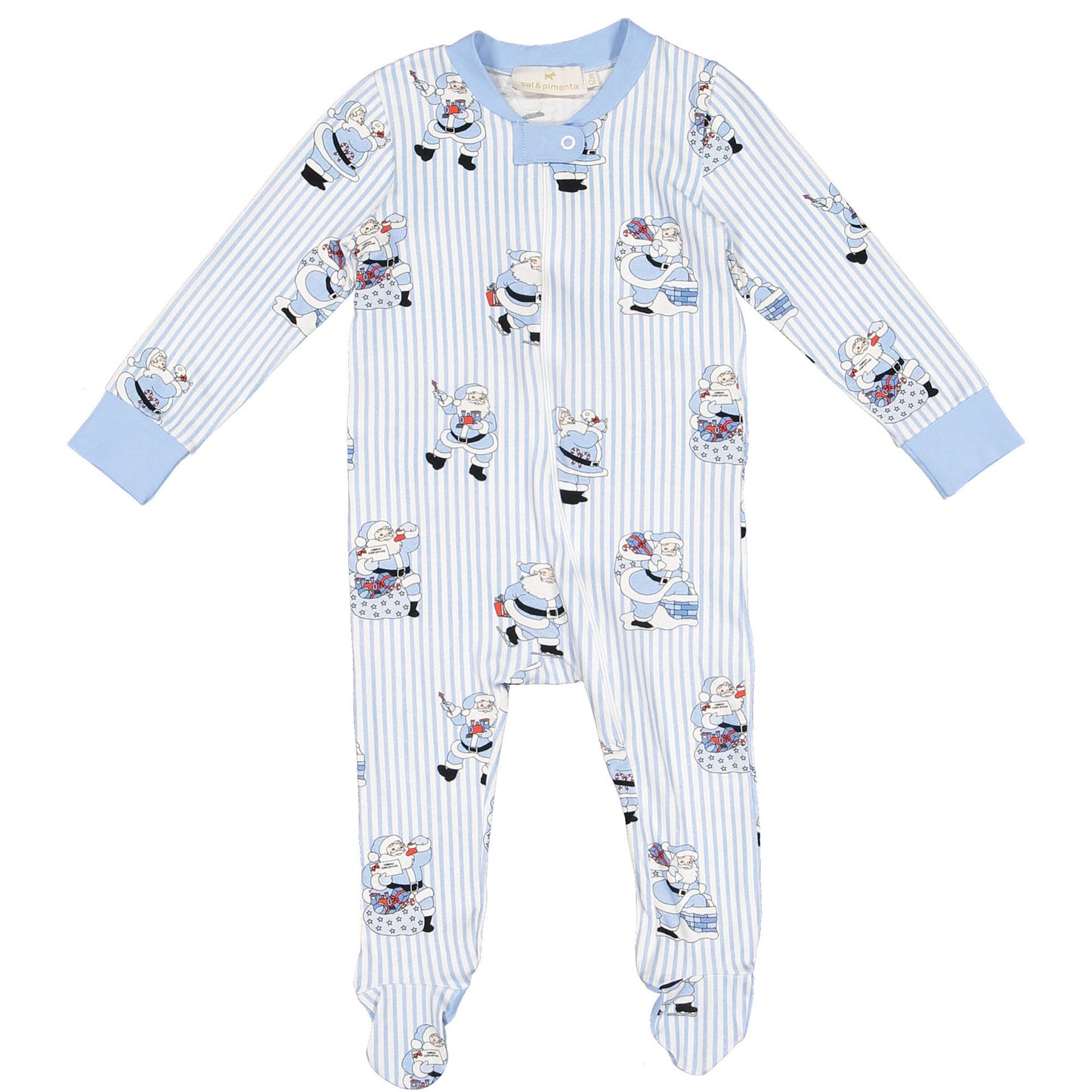 Santa Blues Baby Boy Pajama