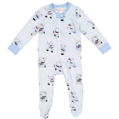 Santa Blues Baby Boy Pajama