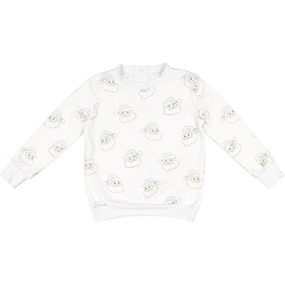 Blue Santa Boy Sweatshirt