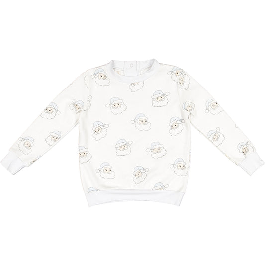 Blue Santa Boy Sweatshirt