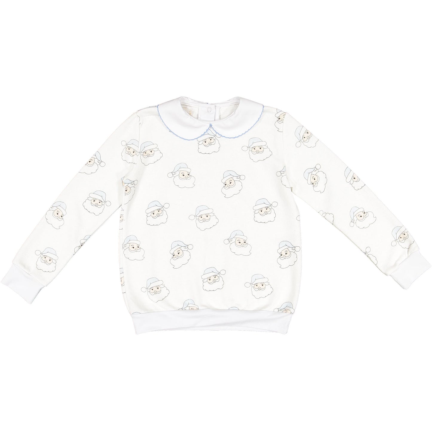 Blue Santa Girl Sweatshirt