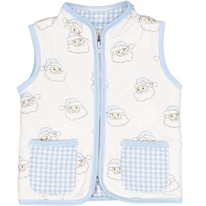 Blue Santa Vest