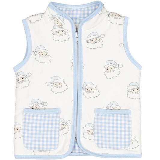 Blue Santa Vest