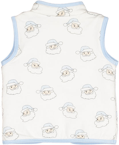 Blue Santa Vest