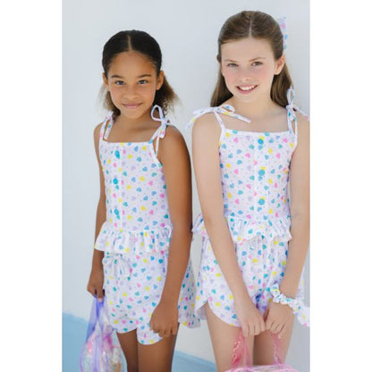 Maryland Multicolor Hearts Top
