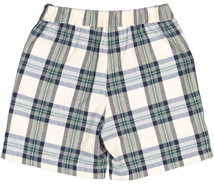 Stone Tartan Boy Shorts