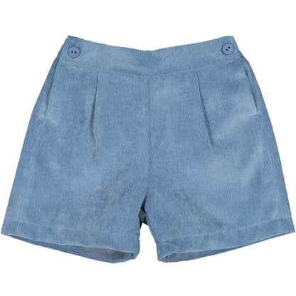 Royal Blue Corduroy Boy Shorts