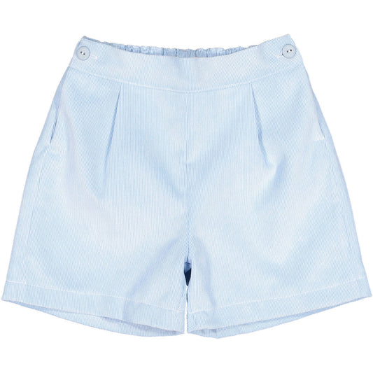 Light Blue Corduroy Boy Shorts