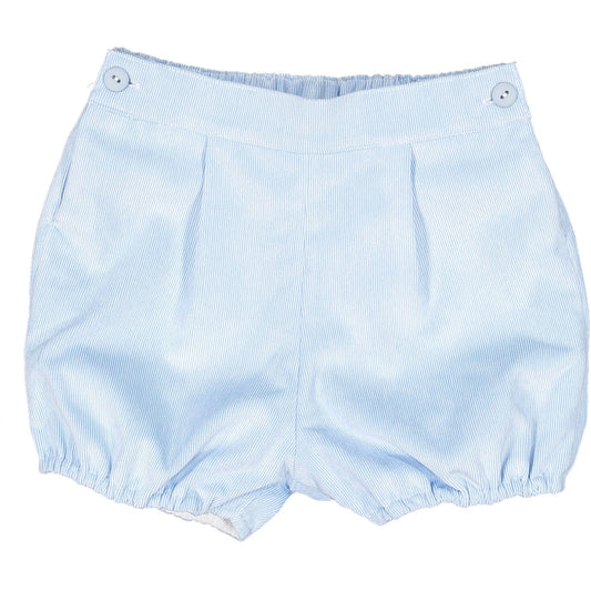 Light Blue Corduroy Baby Boy Shorts