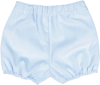 Light Blue Corduroy Baby Boy Shorts