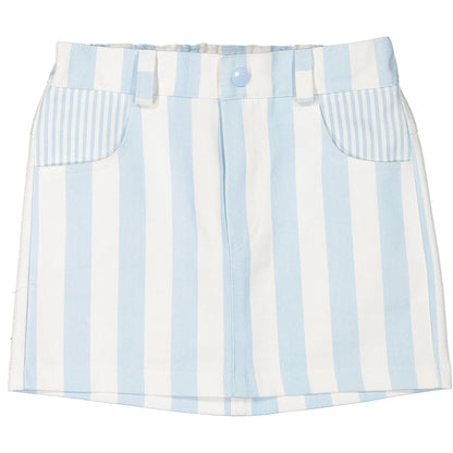 Blue Stripes Skirt