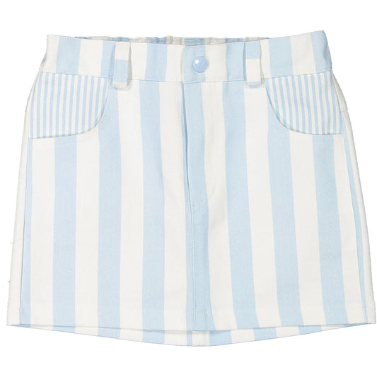 Blue Stripes Skirt