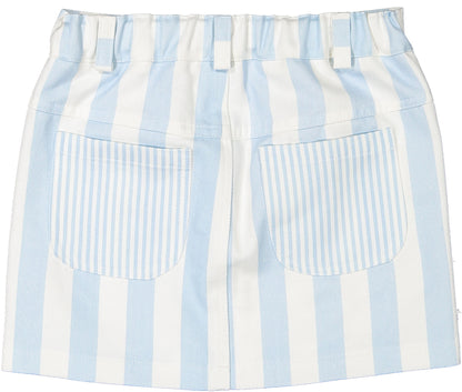 Blue Stripes Skirt