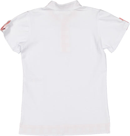 Red Gingham Boy Polo