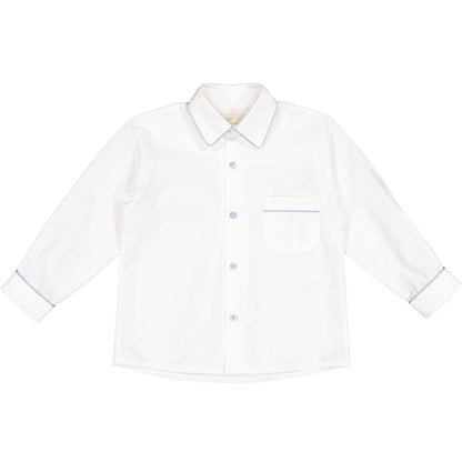Light Blue Trim Boy Shirt