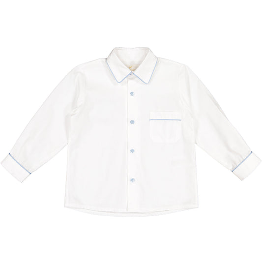 Light Blue Trim Boy Shirt
