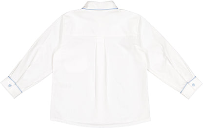 Light Blue Trim Boy Shirt