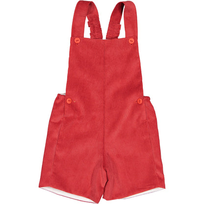 Red Corduroy Boy Overall