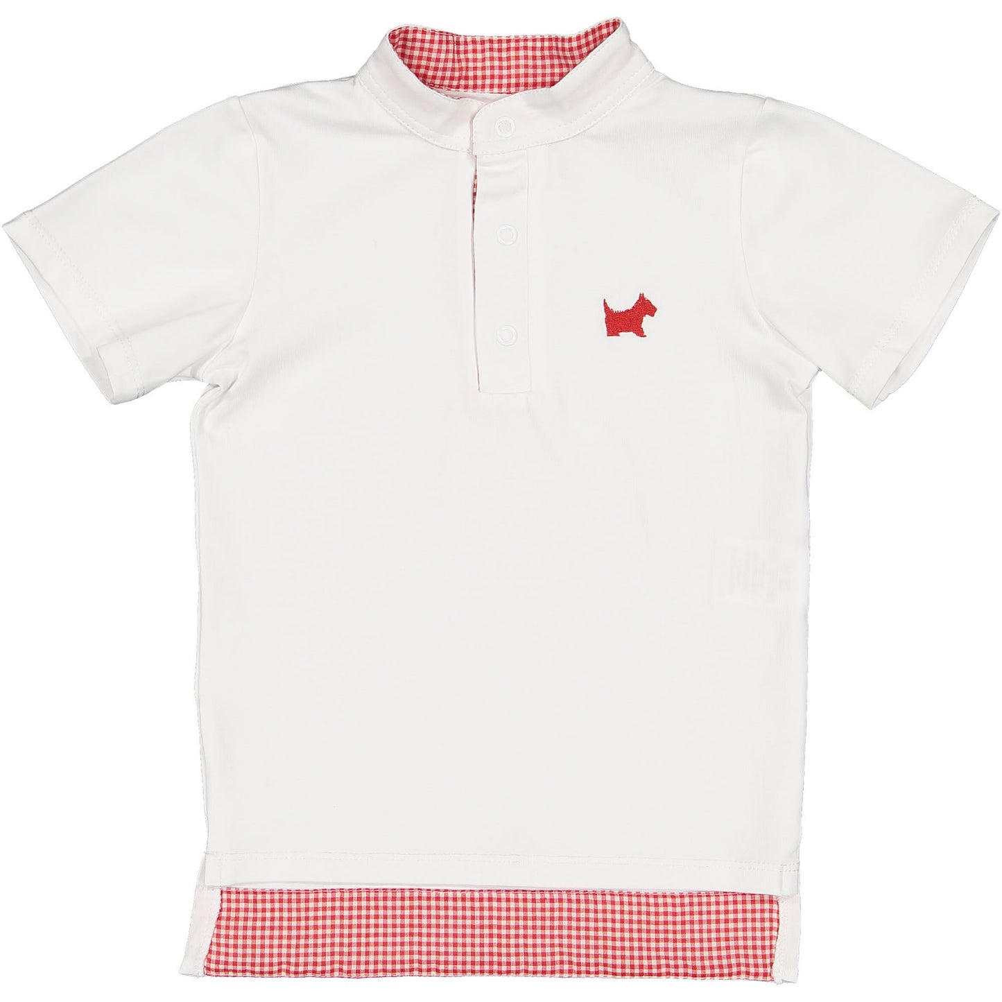 Red Logo Boy Polo