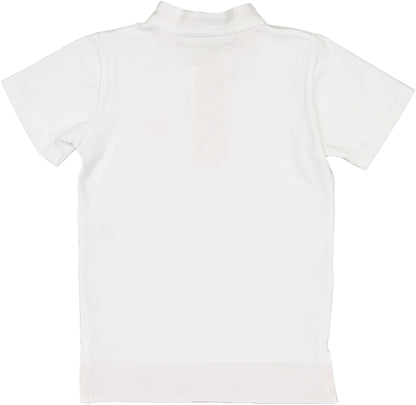 Red Logo Boy Polo