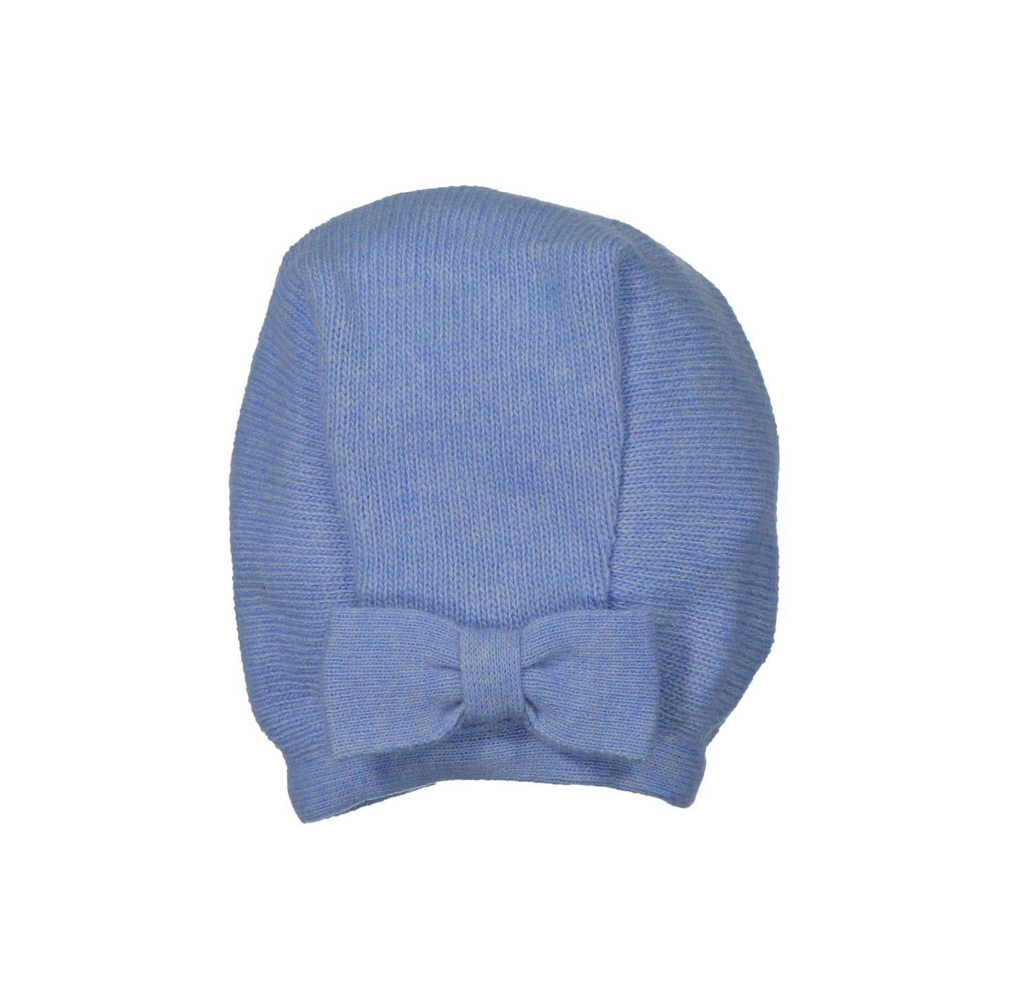 Blue Knit Bonnet