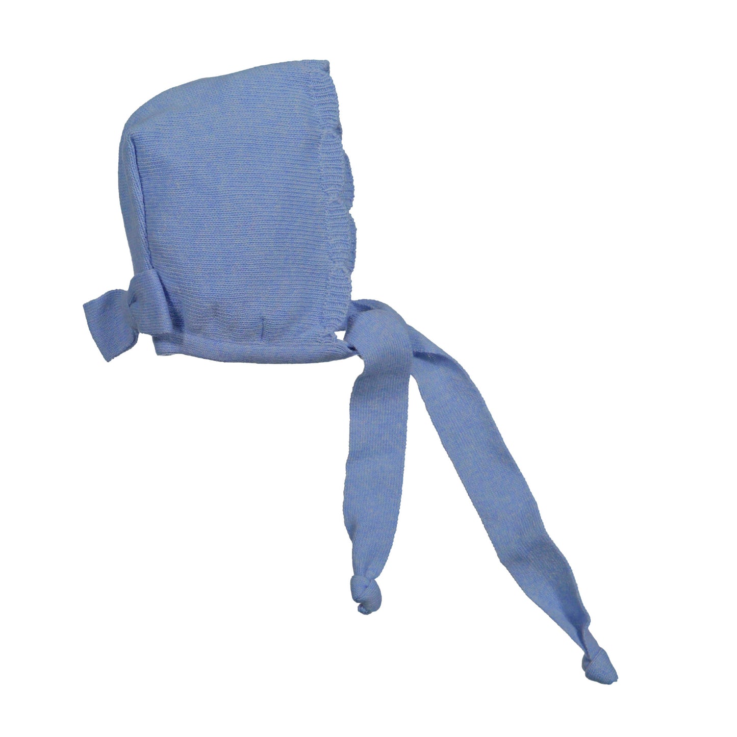 Blue Knit Bonnet