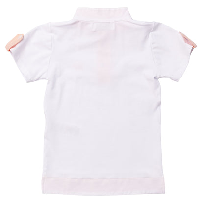 Peach Logo Boy Polo