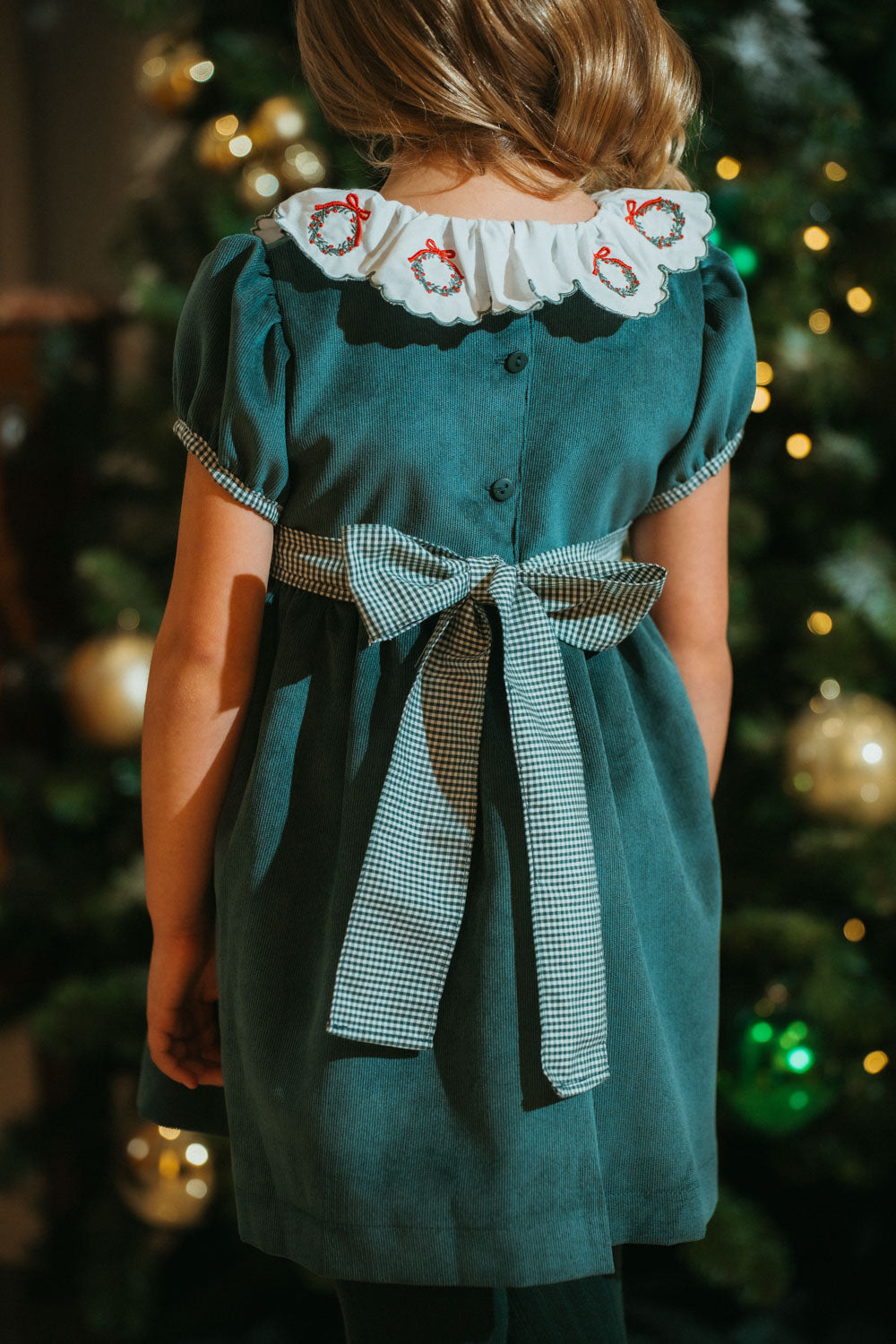 PRE-ORDER Christmas Wreath Dress