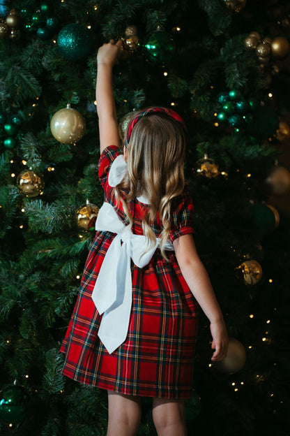PRE-ORDER North Pole Plaid Smocked Dress