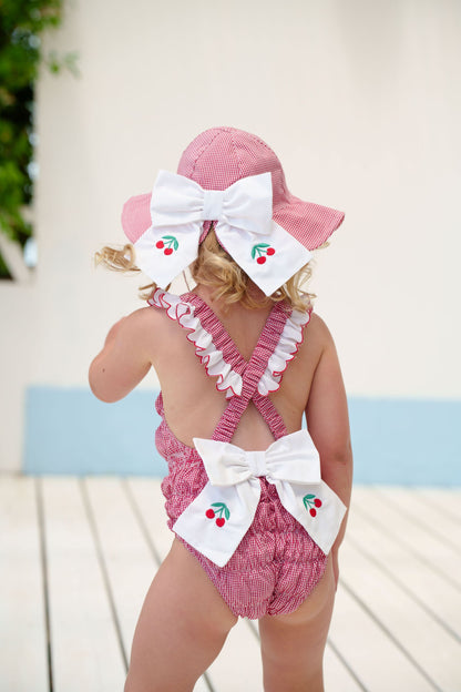 PRE-ORDER Red Cherries Sunny Hat