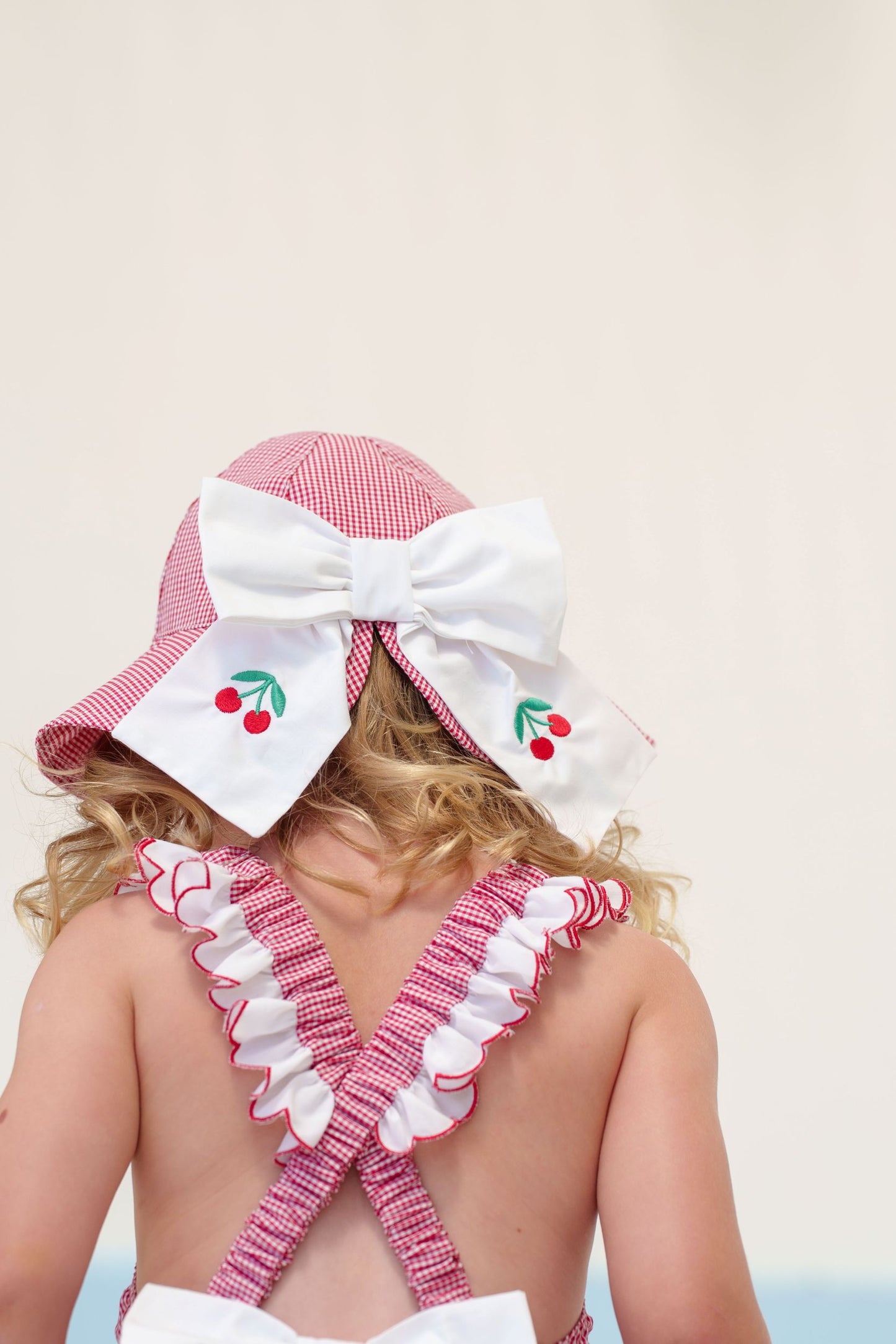 PRE-ORDER Red Cherries Sunny Hat