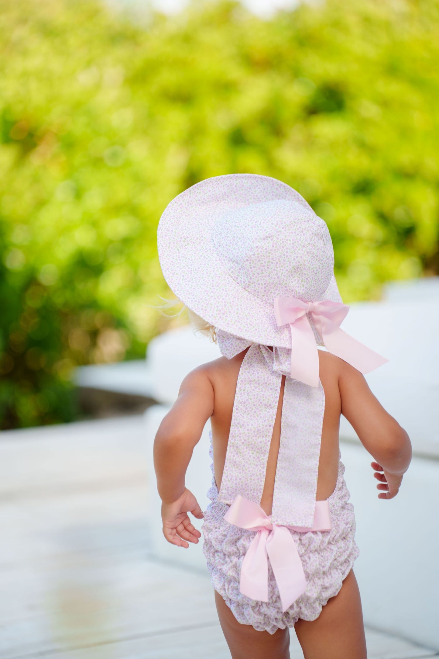 Pink Blossoms Sunny Hat