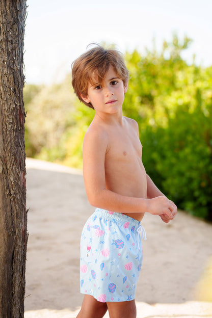 Violet Seashells Trunks