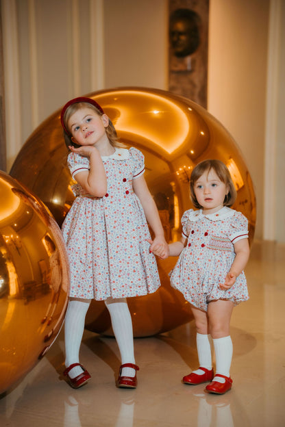 PRE-ORDER Winter Bouquet Smocked Dress