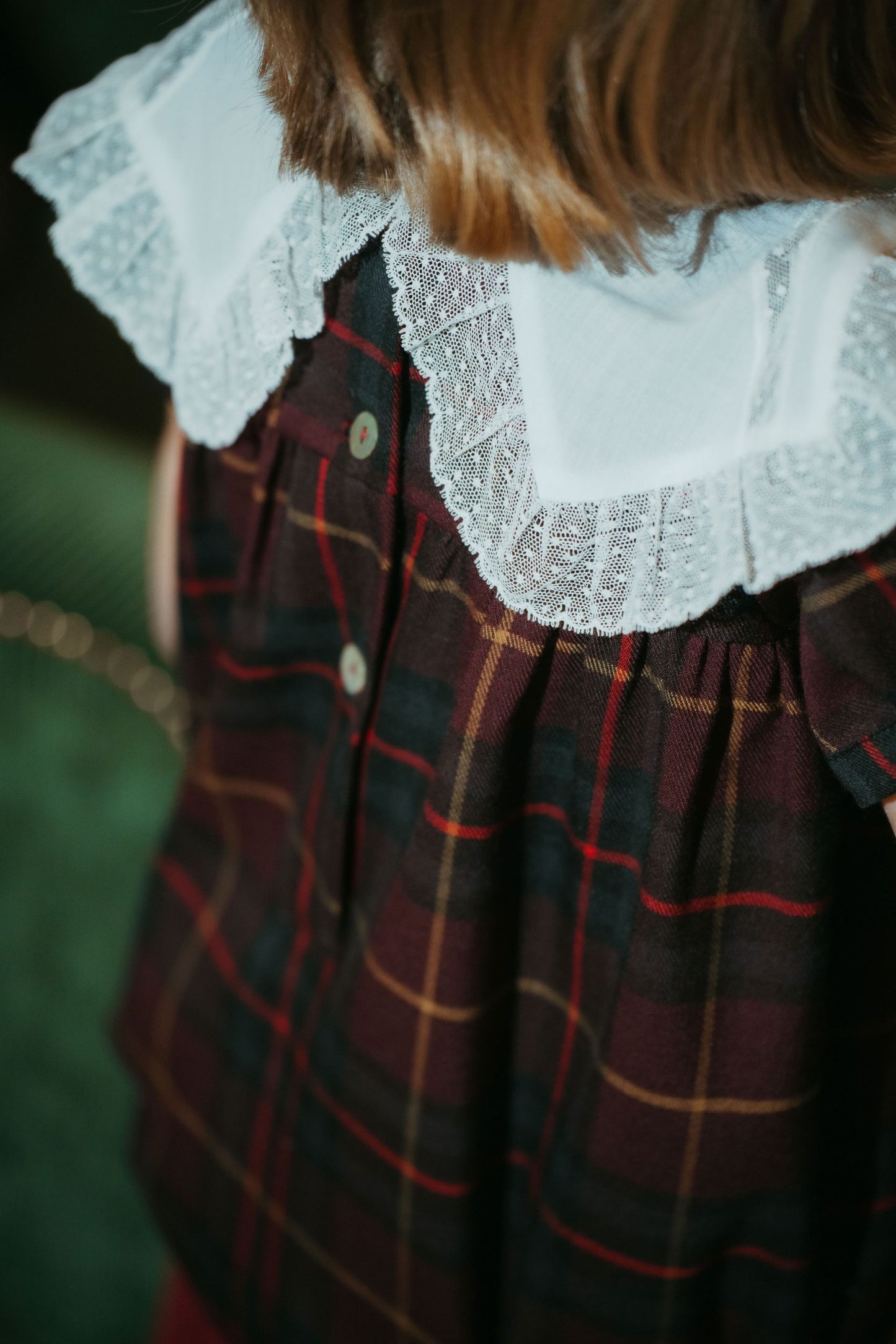 PRE-ORDER Cherub Plaid Romper